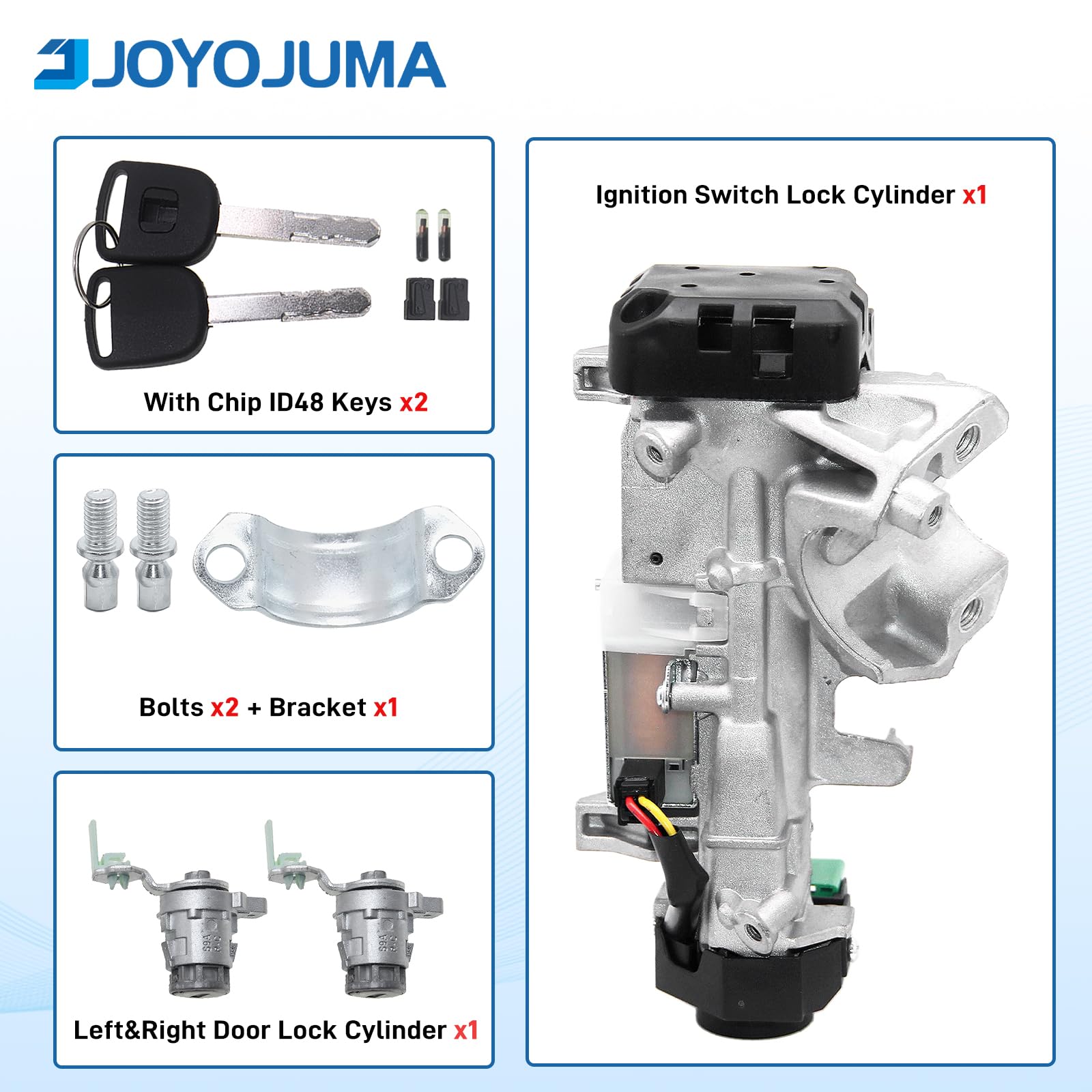 Ignition Switch Lock Cylinder with Keys for Honda Civic 2006-2011